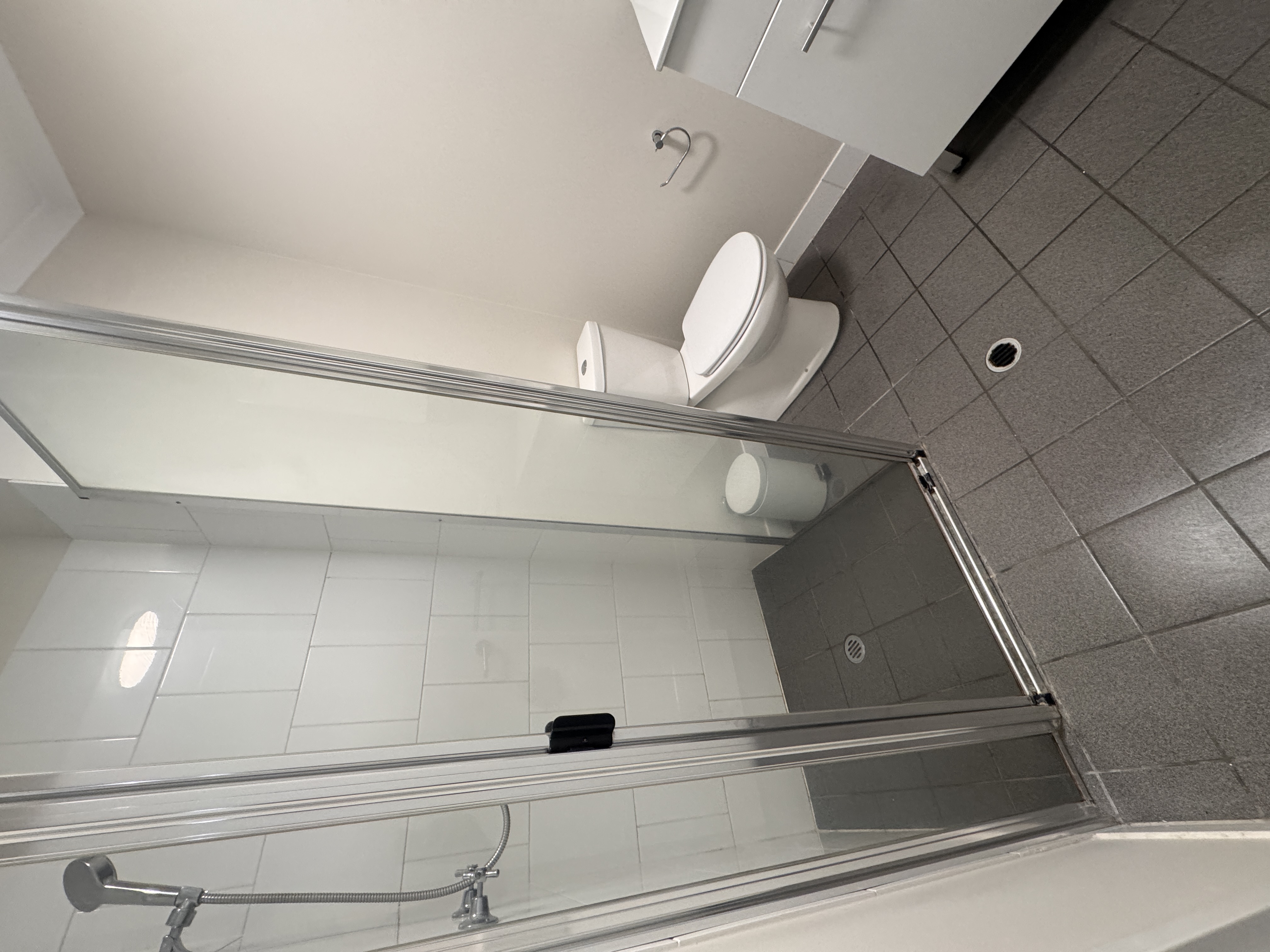 Bathroom and bathtub